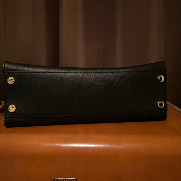 NWT Michael Kors - Hamilton EW Satchel - Black - Leather w/shoulder strap. - Picture 8 of 11